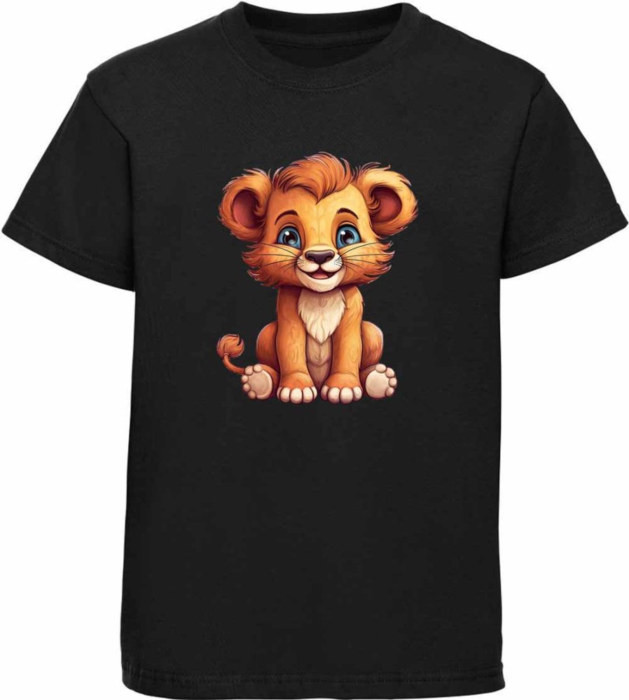 Bedrucktes Kinder T-Shirt Baby Löwe